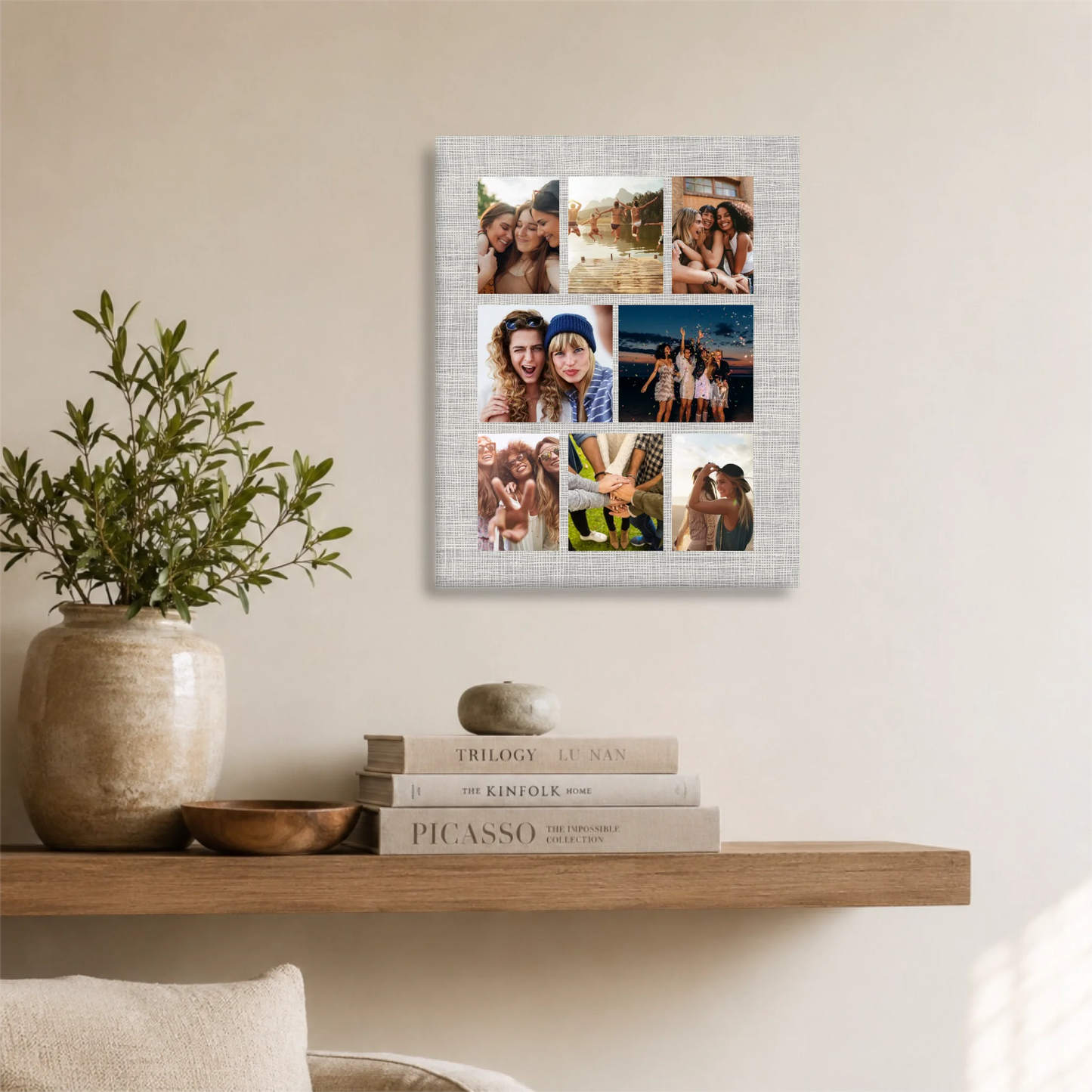 Unframed 16x20 Vertical Canvas (4.5) Mockup For TIB