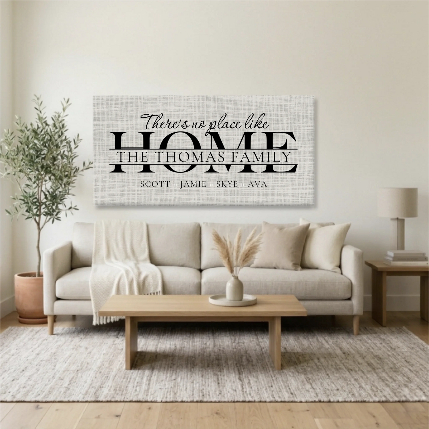 Living Room Unframed Wide Format 2.1 Mockup