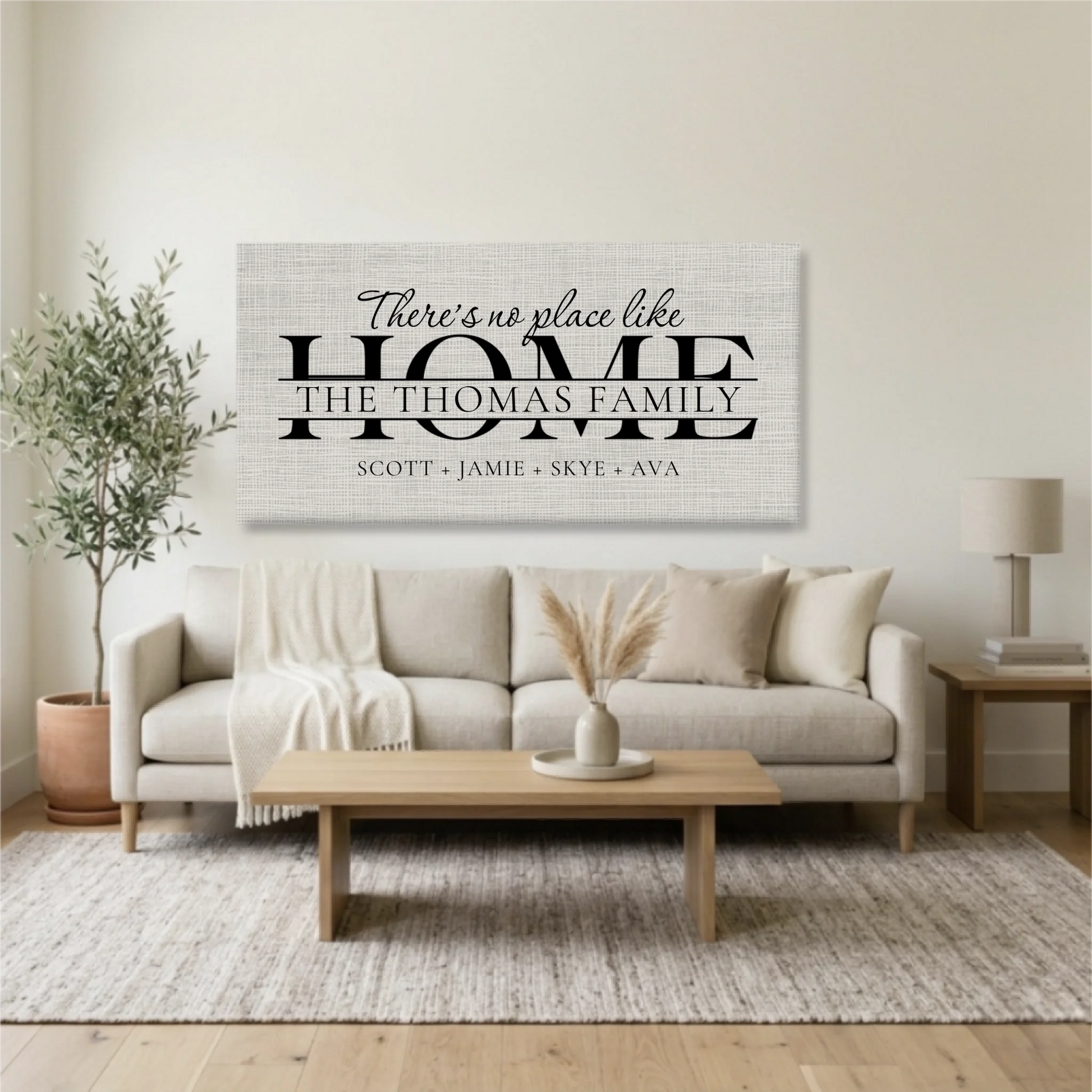 Living Room Unframed Wide Format 2.1 Mockup
