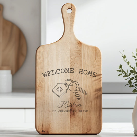 Paddle Cutting Board Lifestyle Closeup