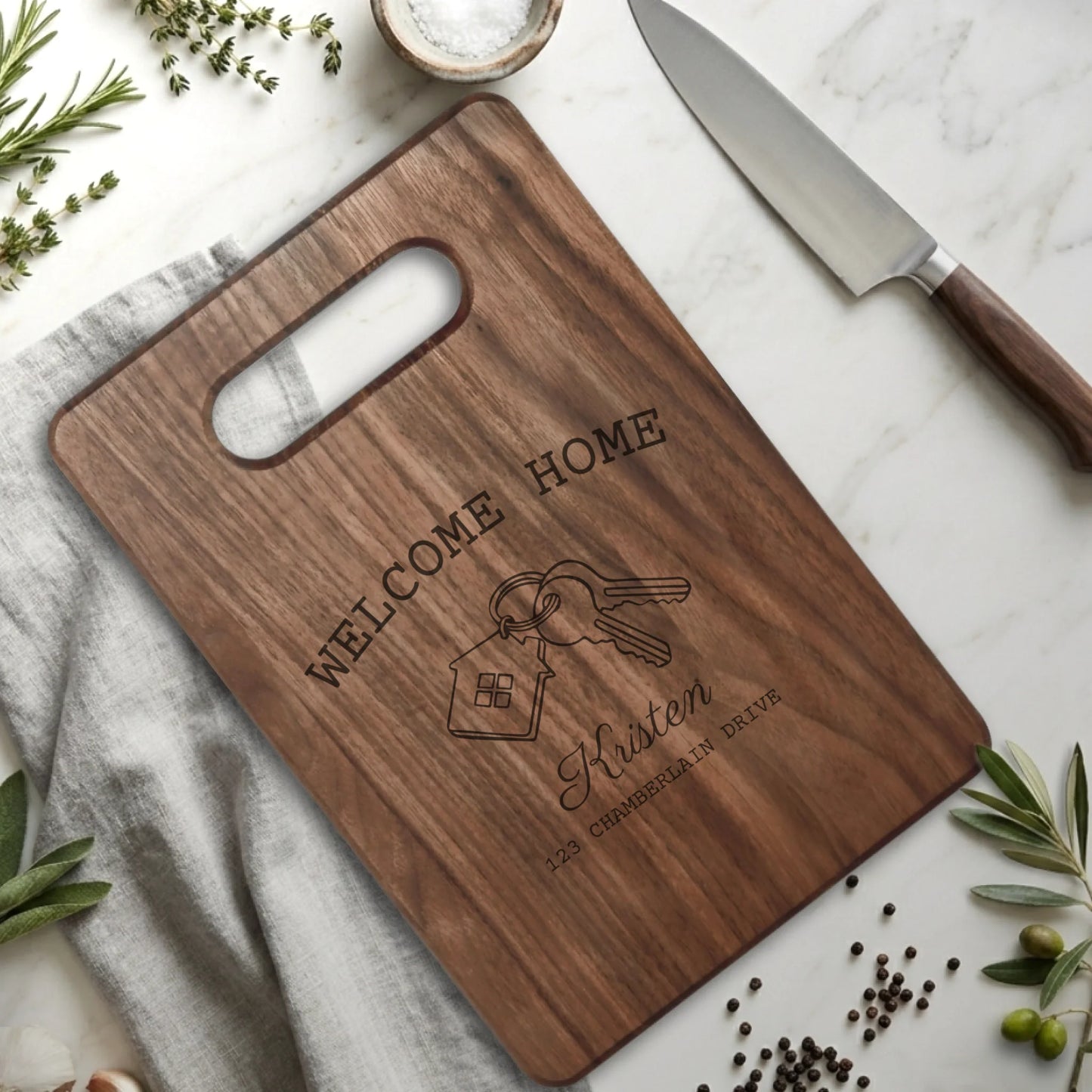 Rectangle Cutting Board Walnut for TIB