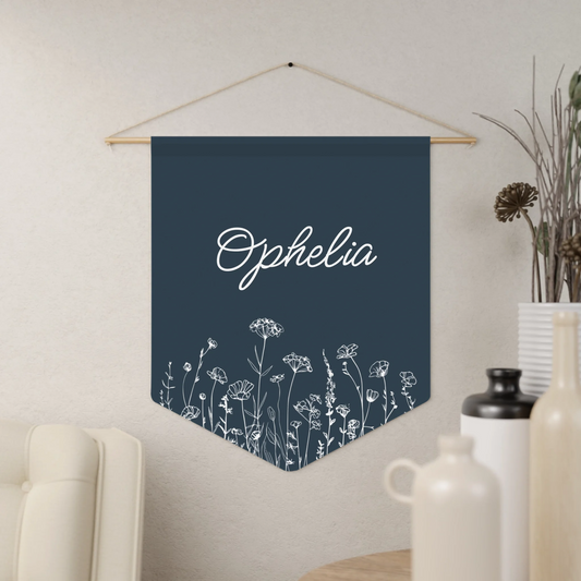 Pennant Mockup Light Background