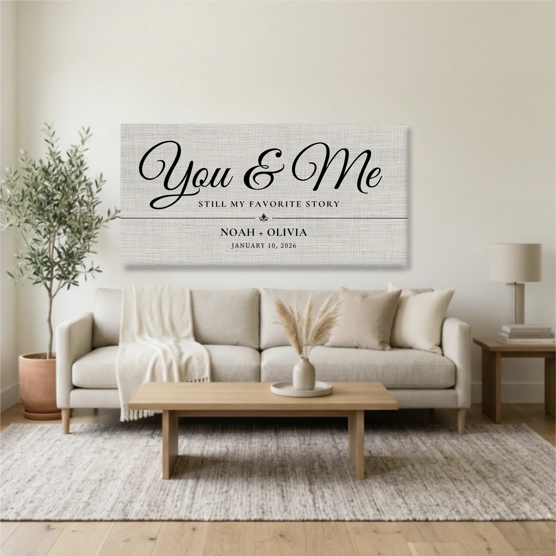 Living Room Unframed Wide Format 2.1 Mockup