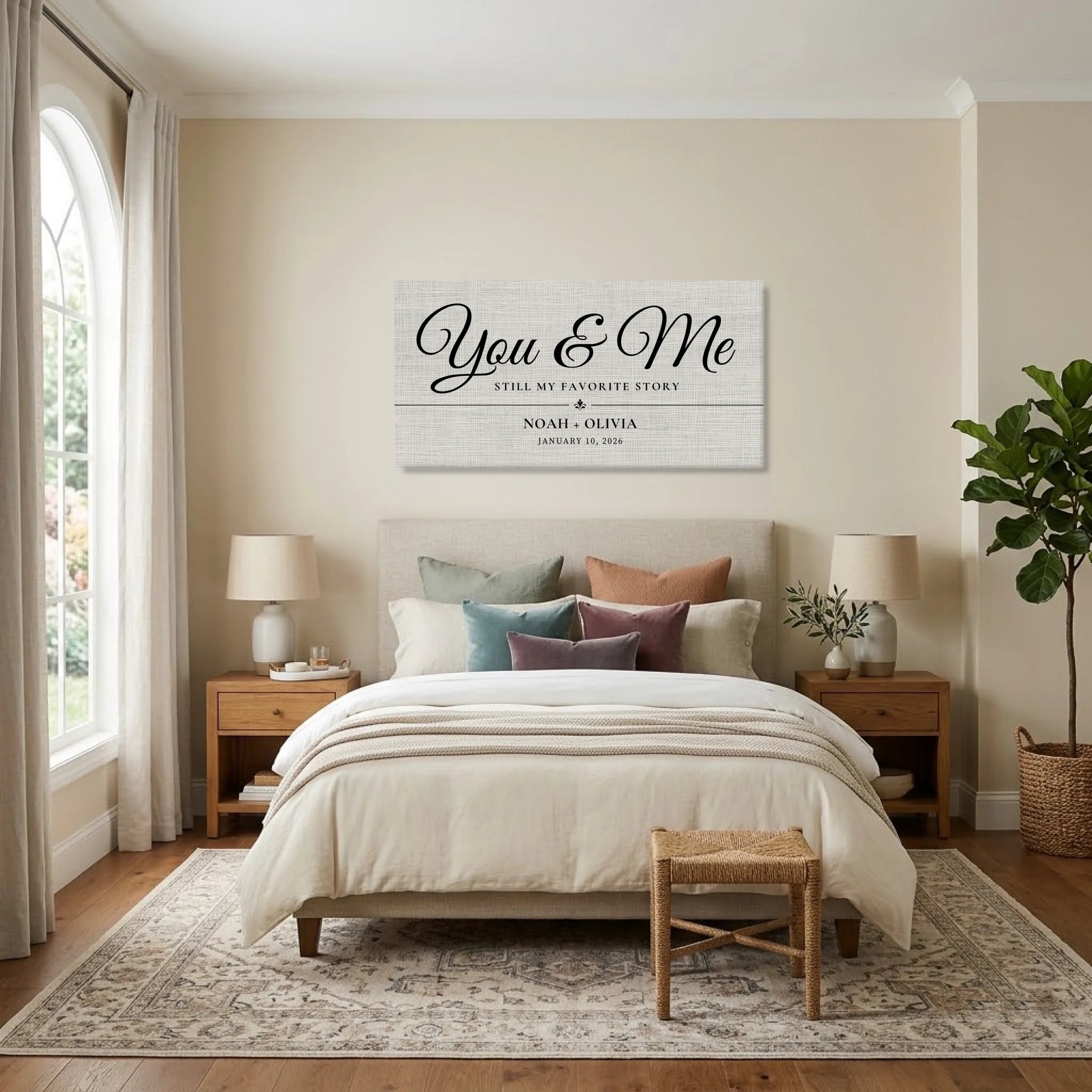 Bedroom - Nice Colors Unframed Wide Format 2.1 Mockup