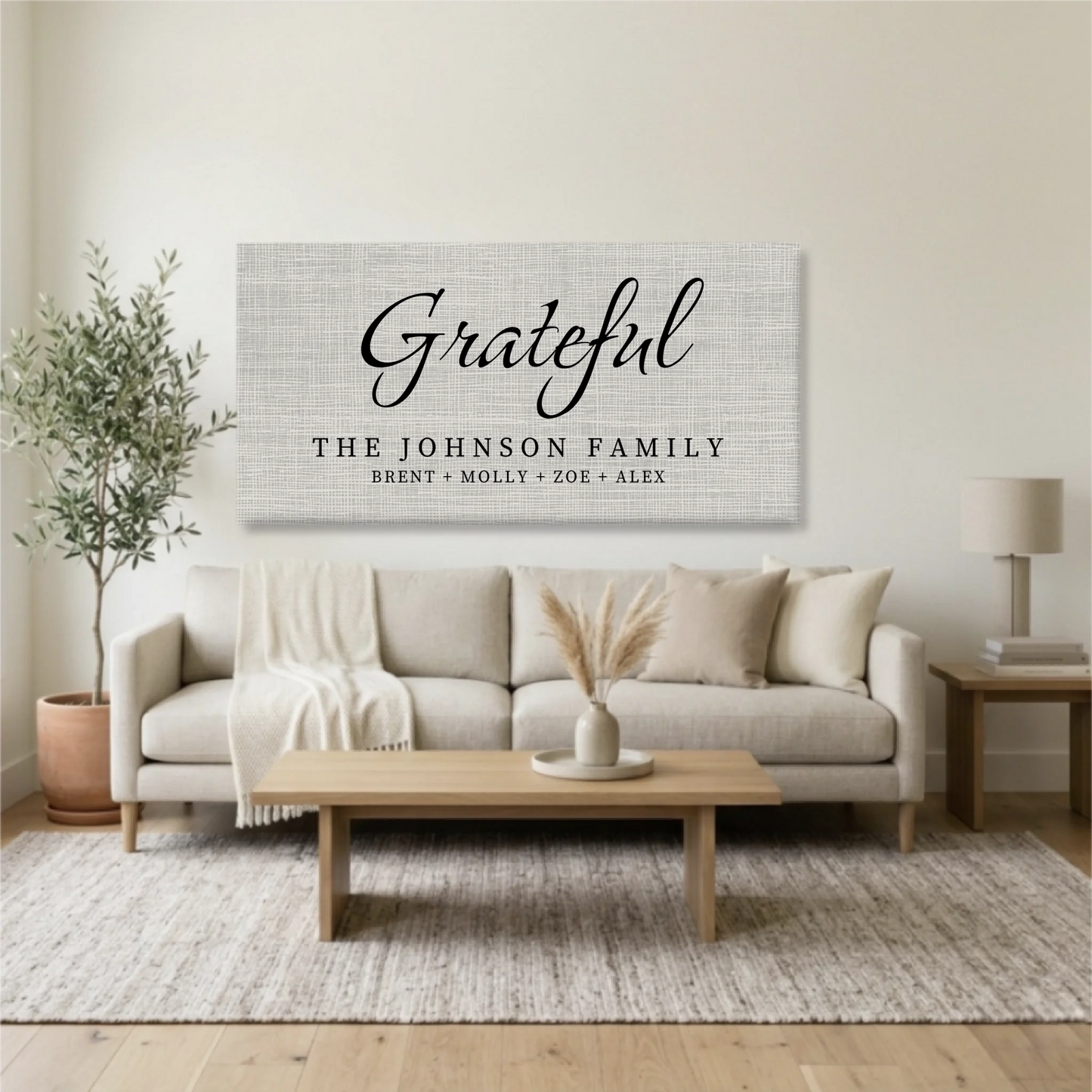 Living Room Unframed Wide Format 2.1 Mockup