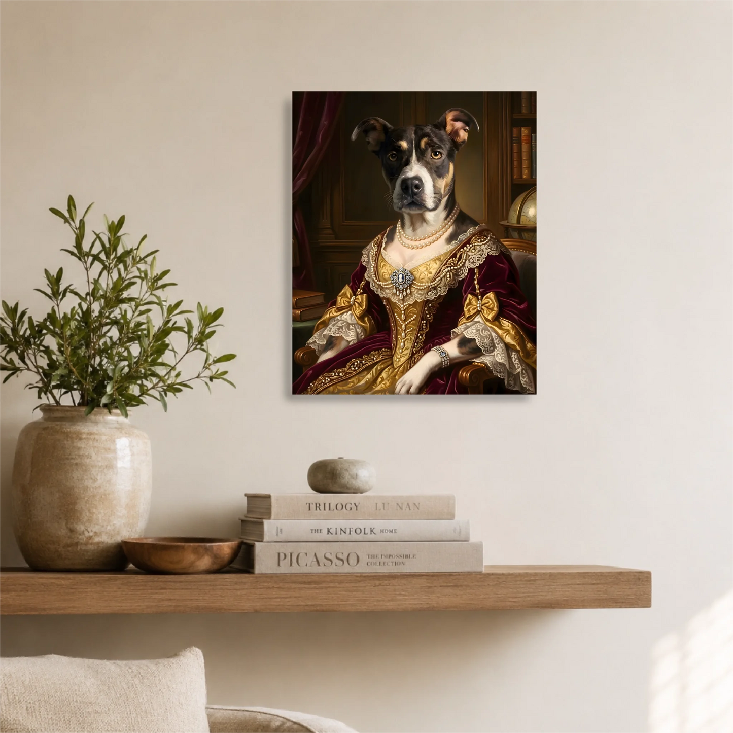 Unframed 16x20 Vertical Canvas (4.5) Mockup For TIB