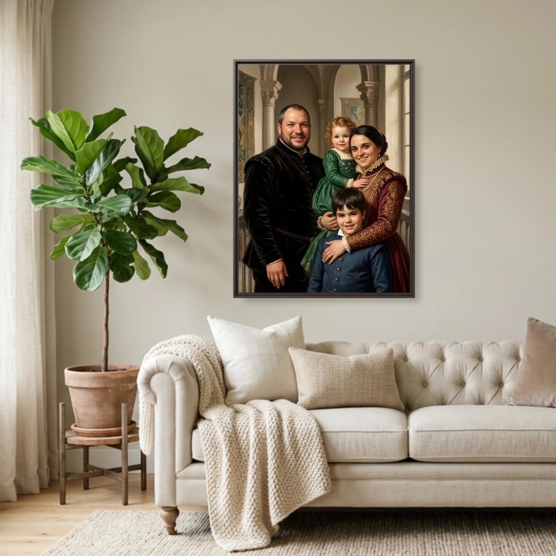 Espresso Framed 30x40 (3.4) Vertical Rectangular Canvas