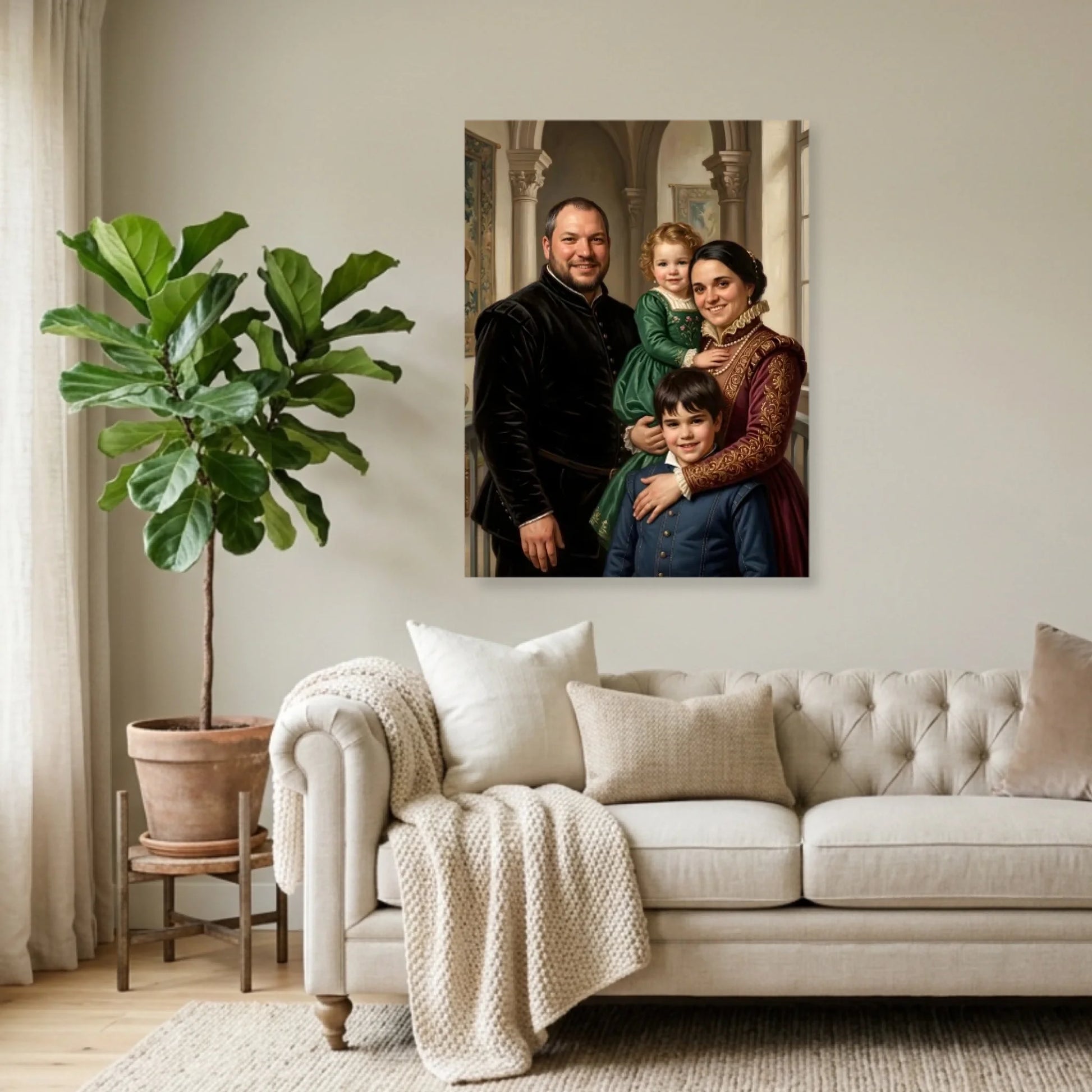 Unframed  30x40 (3.4) Vertical Rectangular Canvas