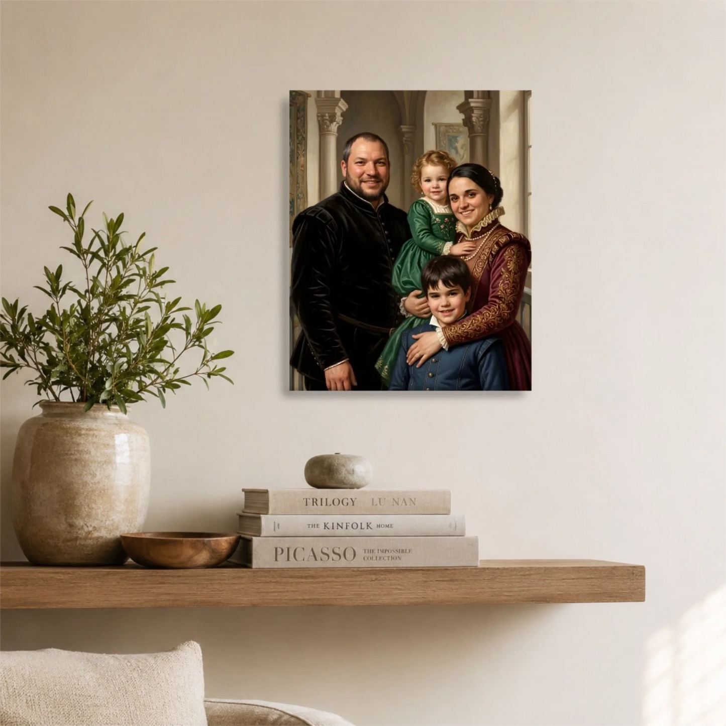 Unframed 16x20 Vertical Canvas (4.5) Mockup For TIB
