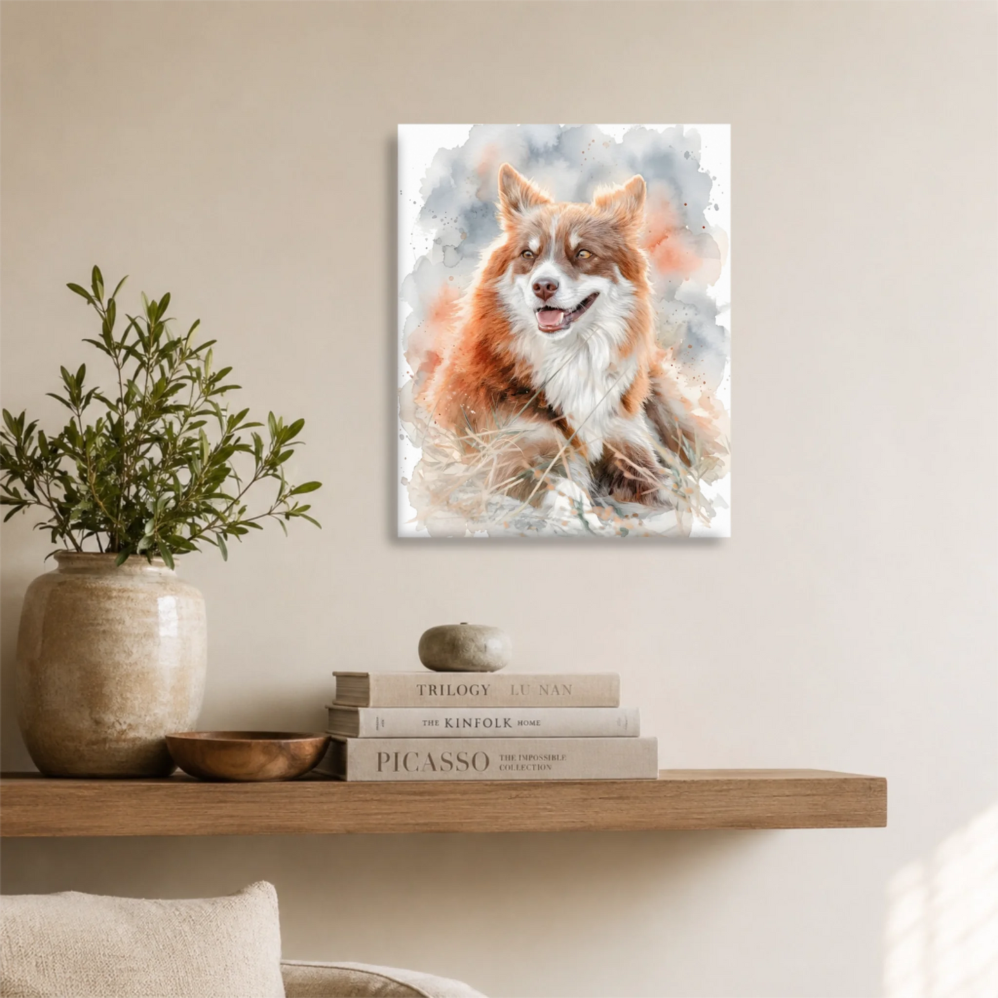 Unframed 16x20 Vertical Canvas (4.5) Mockup For TIB