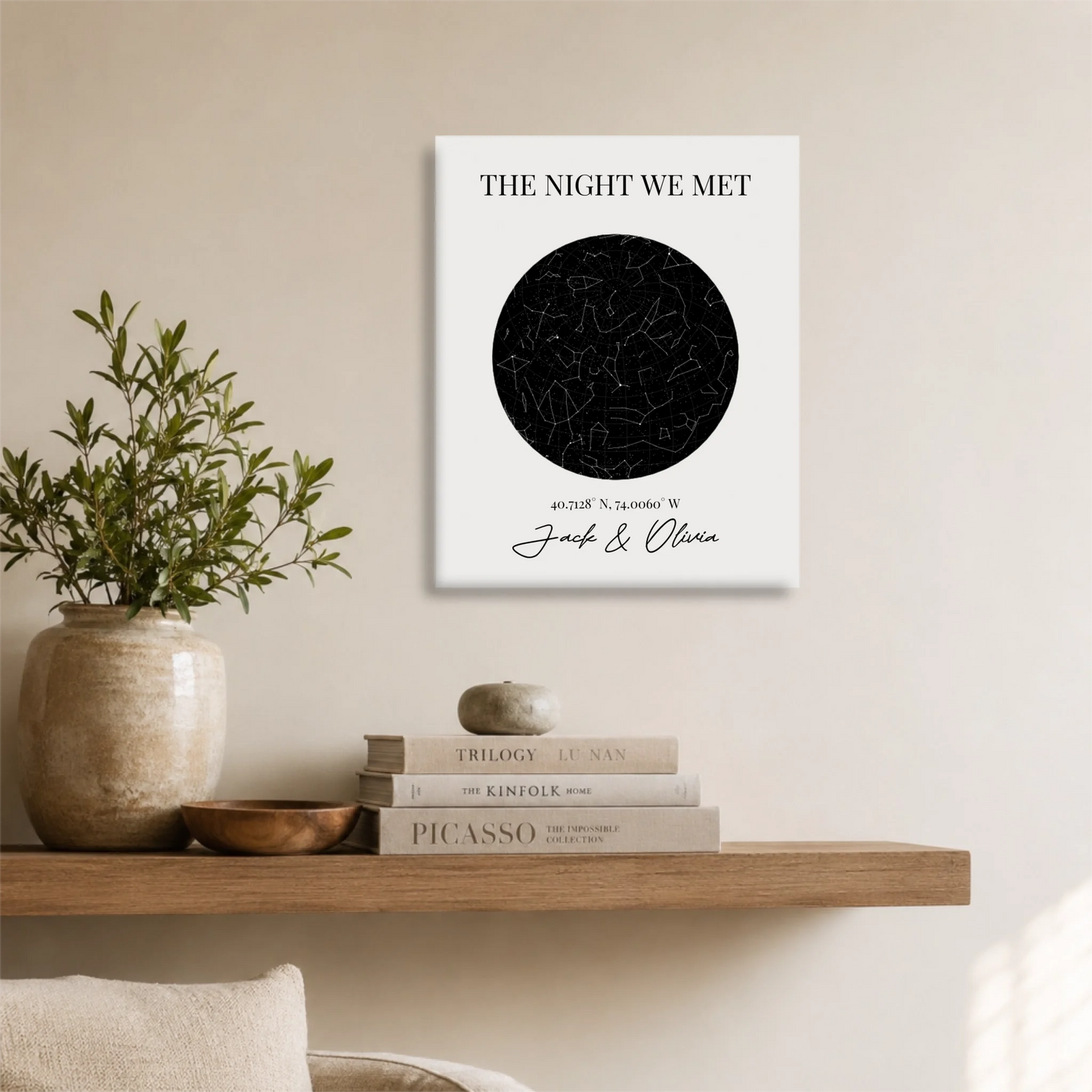 Unframed 16x20 Vertical Canvas (4.5) Mockup For TIB