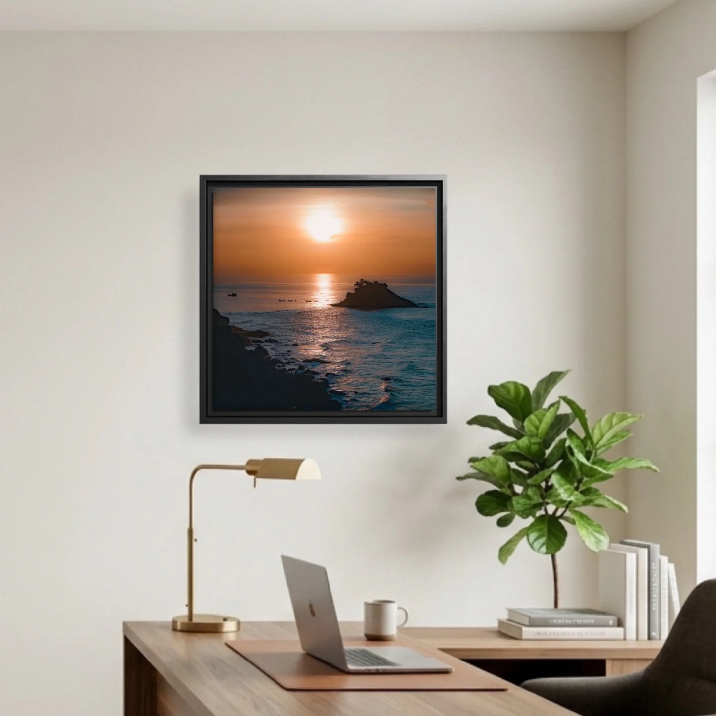 Office Blk Square Mockup
