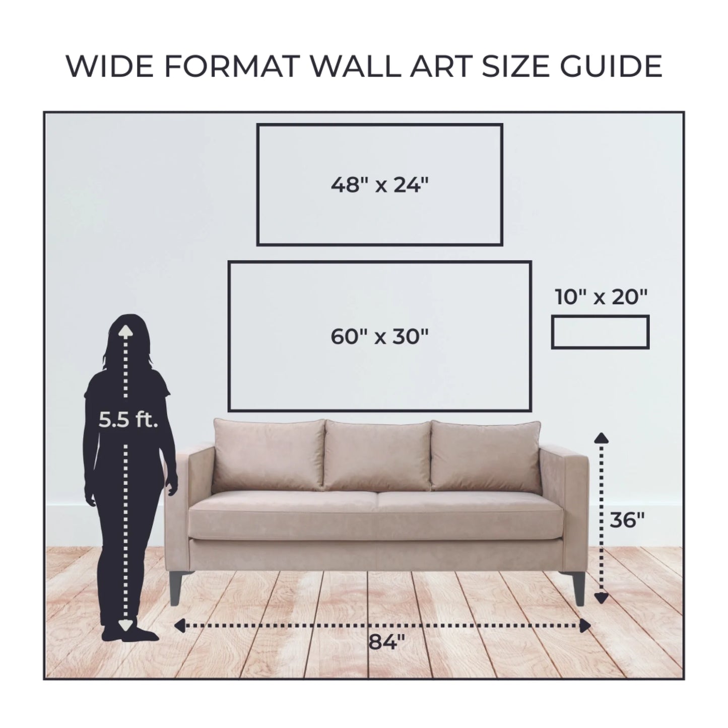 Wide Format Wall Art Size Guide