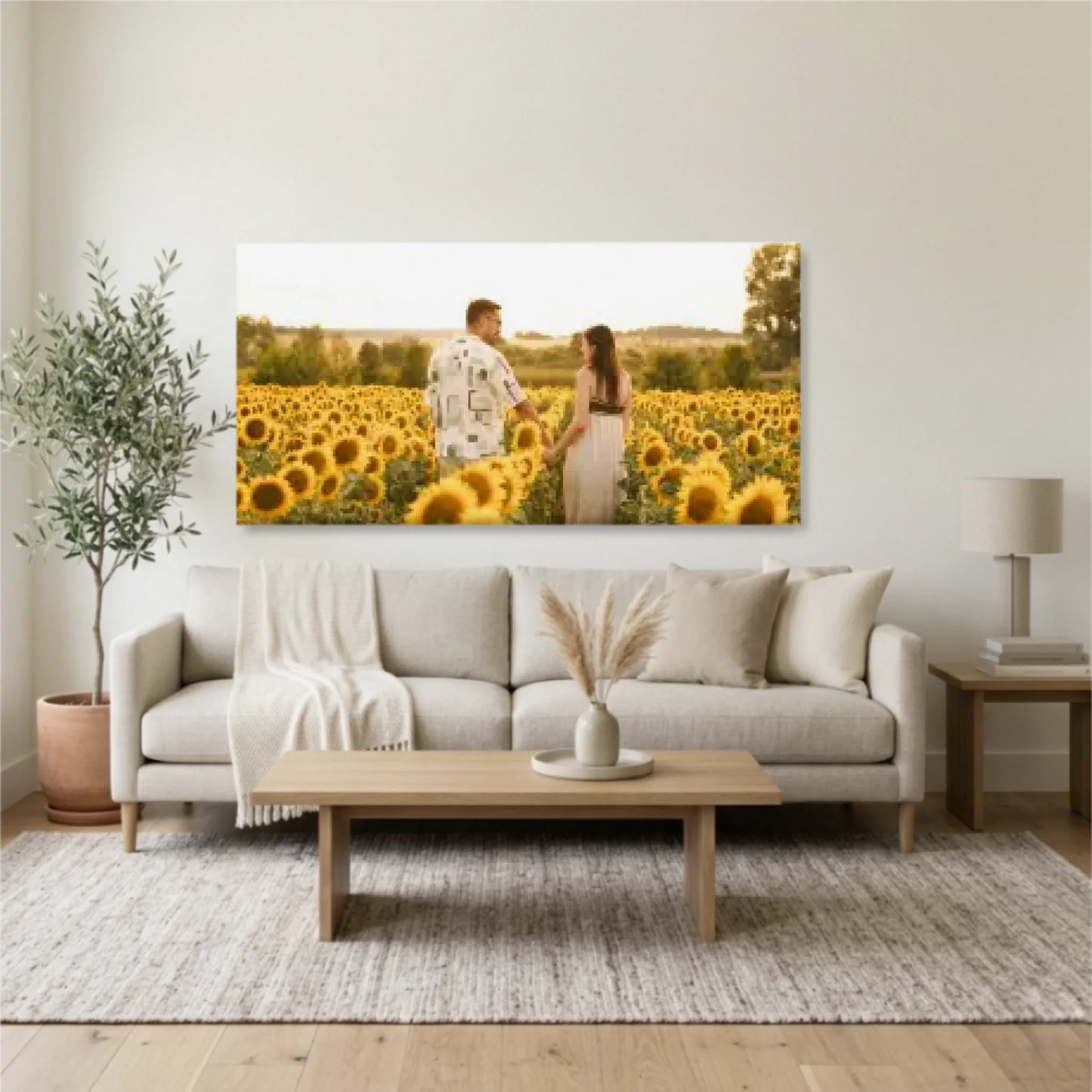 Living Room Unframed Wide Format 2.1 Mockup