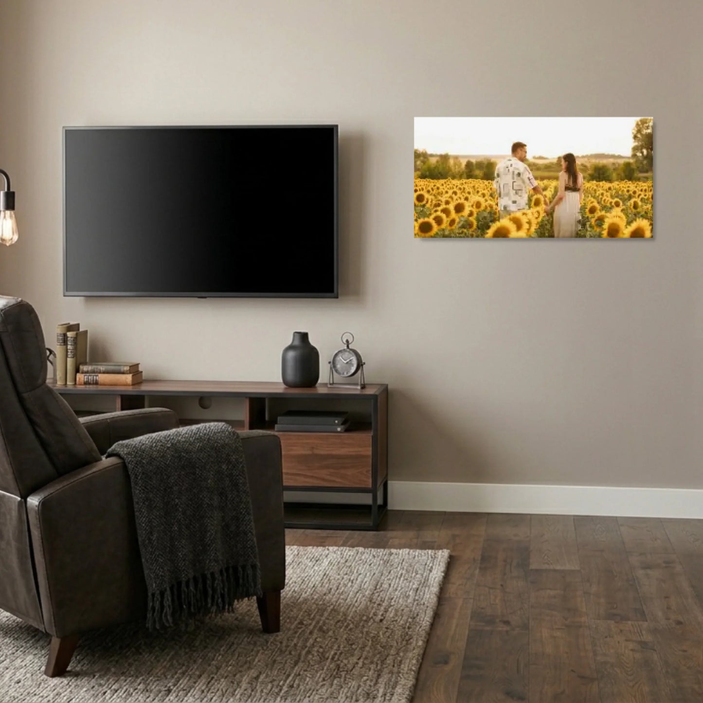 Man Cave Unframed Wide Format 2.1 Canvas Mockup