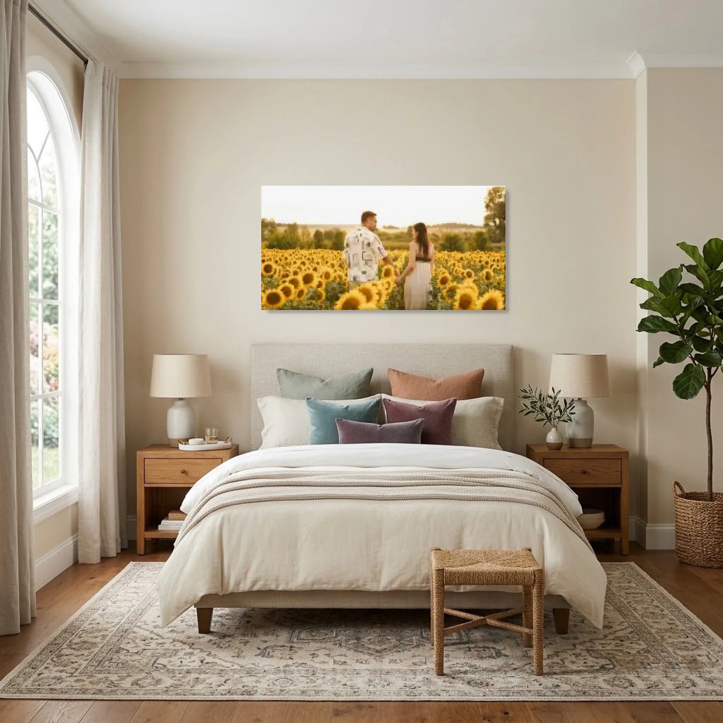 Bedroom - Nice Colors Unframed Wide Format 2.1 Mockup