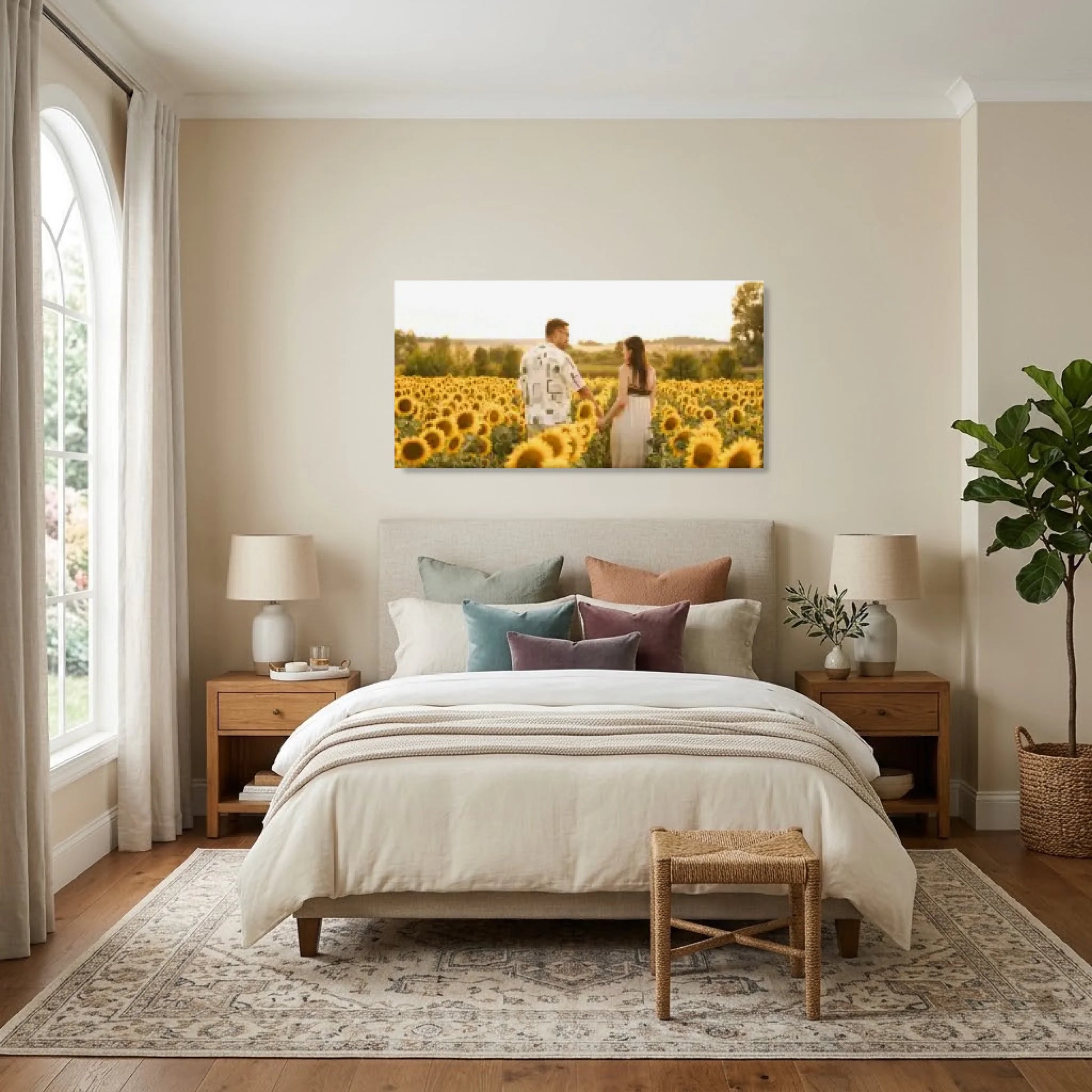 Bedroom - Nice Colors Unframed Wide Format 2.1 Mockup