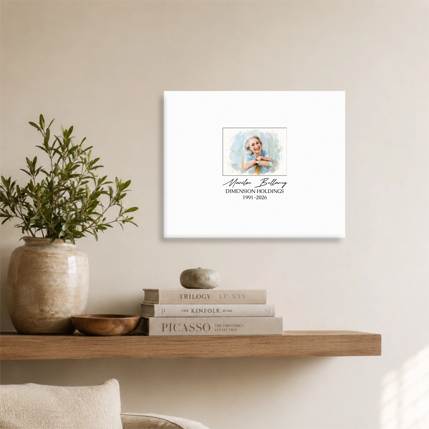 Unframed Horizontal 5.4 20x16 Canvas Mockup for TIB