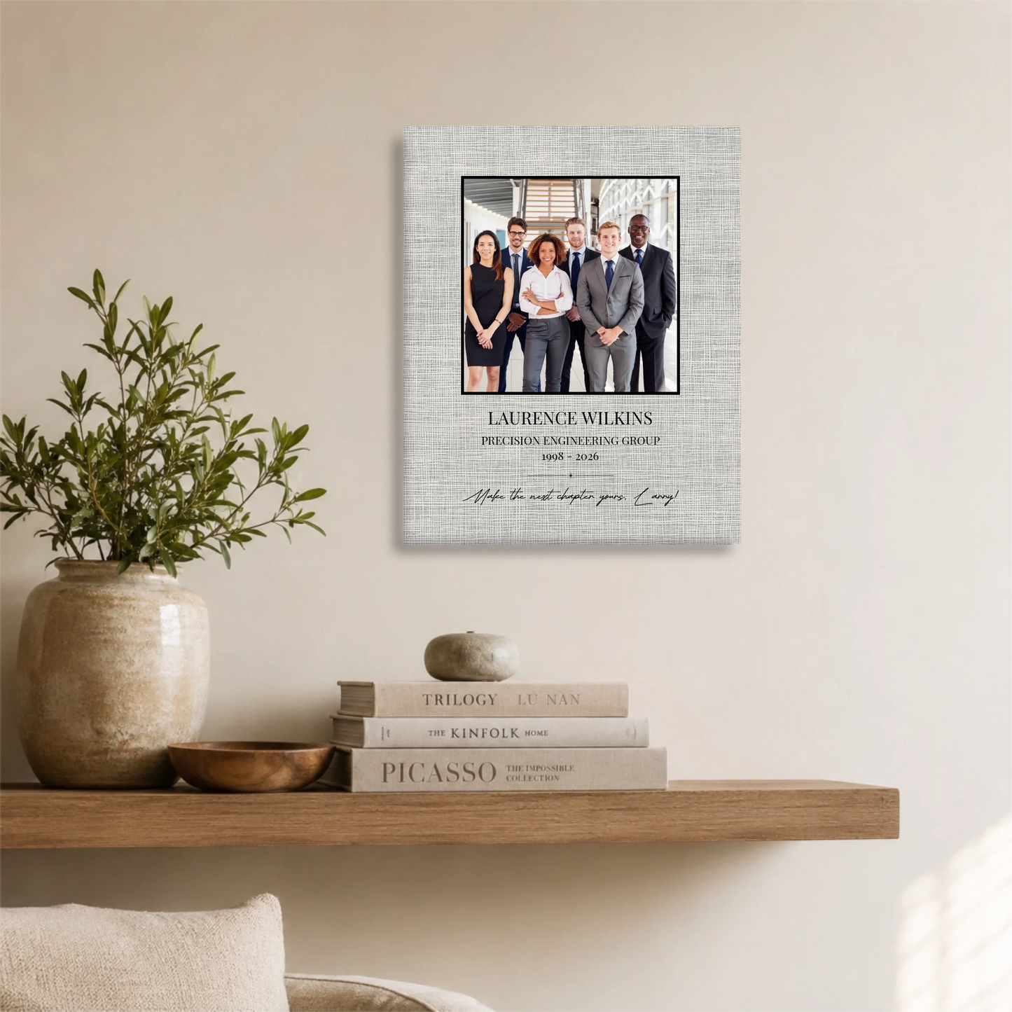 Unframed 16x20 Vertical Canvas (4.5) Mockup For TIB