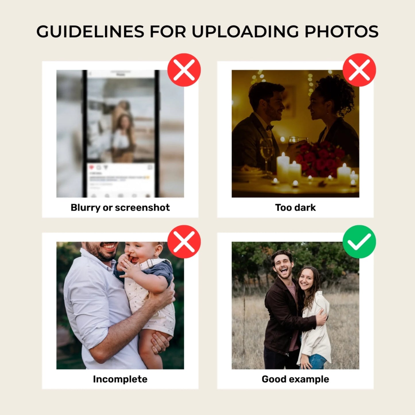 Guidelines for Uploading Photos-undefined