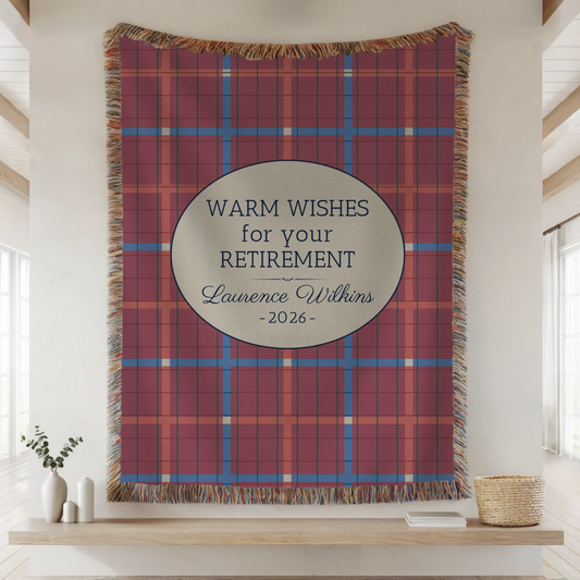 Woven Blanket Lifestyle Closeup Mockup