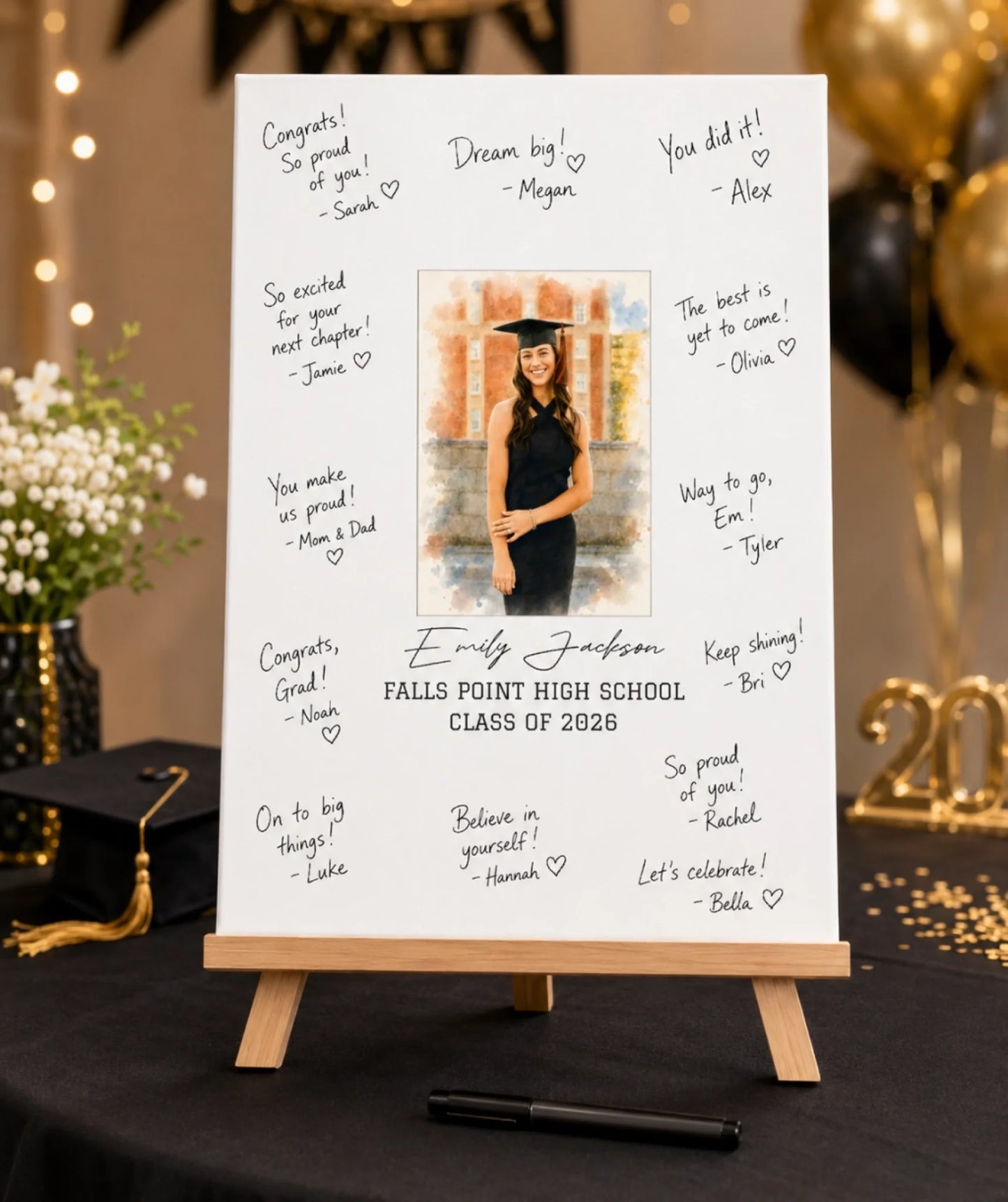 Graduation Canvas Message Board Lifestyle