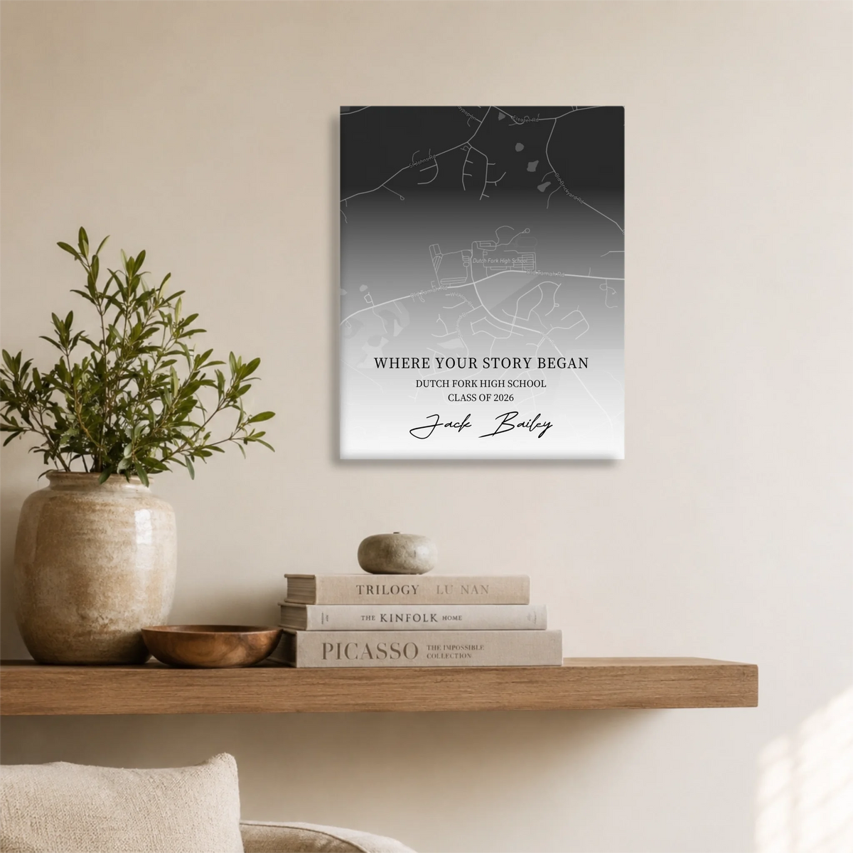 Unframed 16x20 Vertical Canvas (4.5) Mockup For TIB