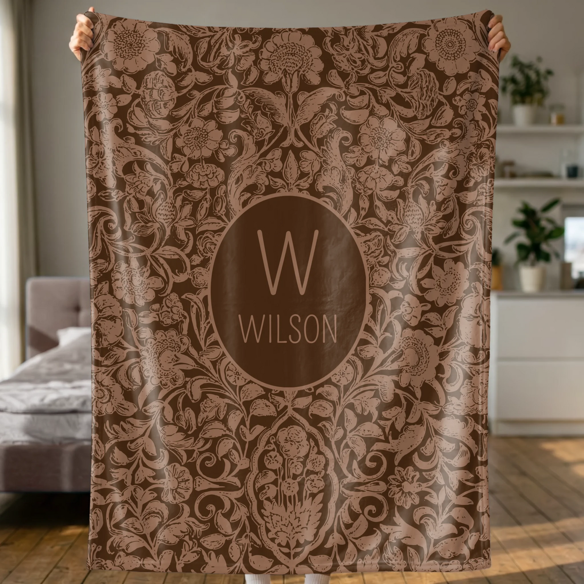 Woman Holding Blanket 2